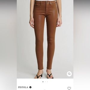 NWT Pistola Cognac A-line Skinny